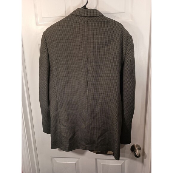 Oscar De La Renta Blazer Jacket Size 39R Brown - Picture 3 of 12